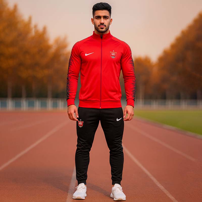 ست سوئیشرت شلوار پرسپولیس مردانه مدلJ92