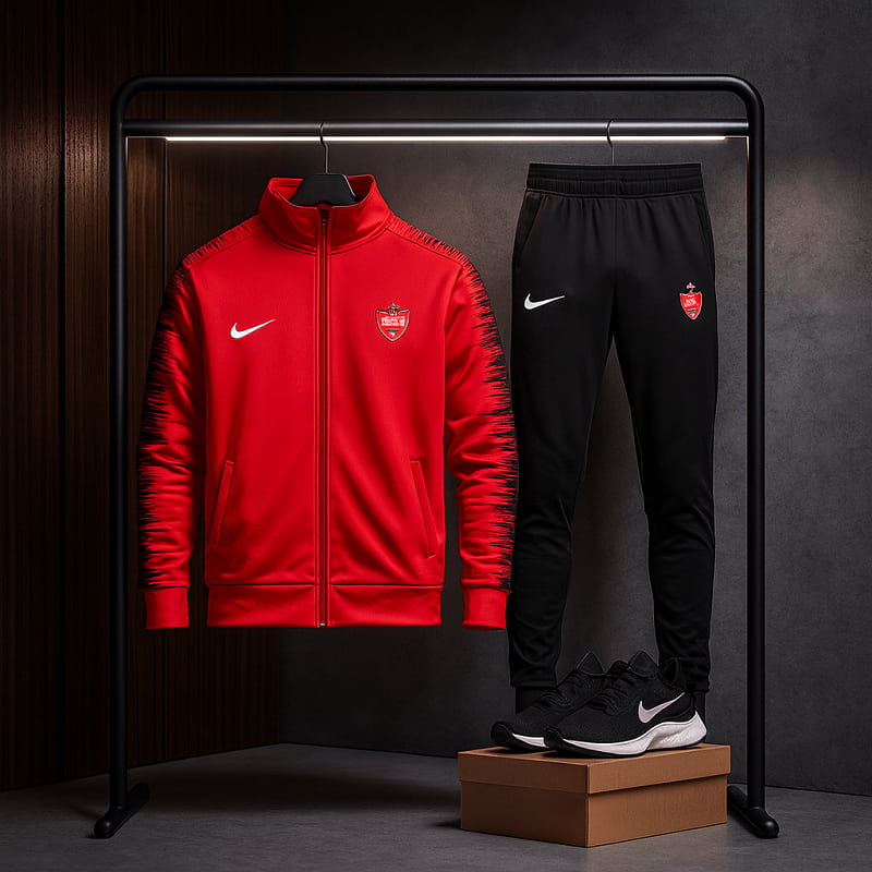 ست سوئیشرت شلوار پرسپولیس مردانه مدلJ92