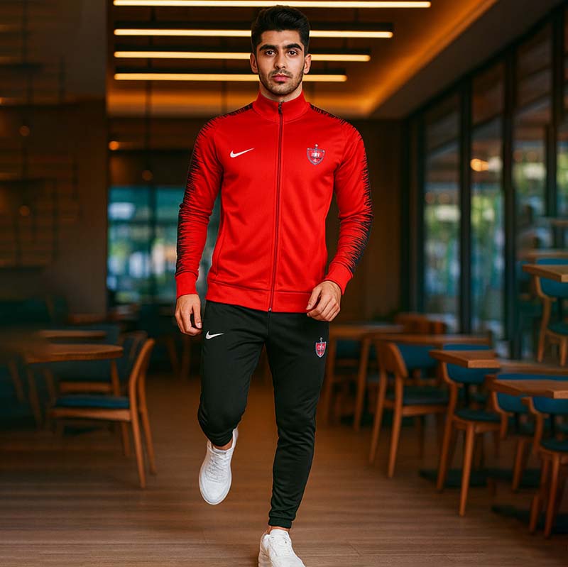 ست سوئیشرت شلوار پرسپولیس مردانه مدلJ92