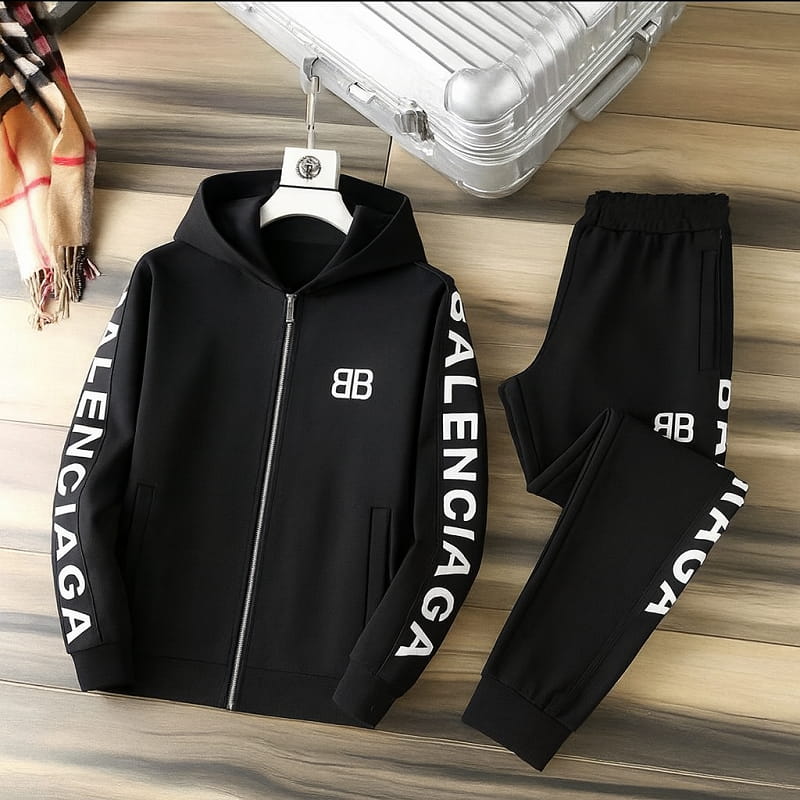 ست سوییشرت شلوار مردانه بالنسیاگا مدل Hami-مشکی