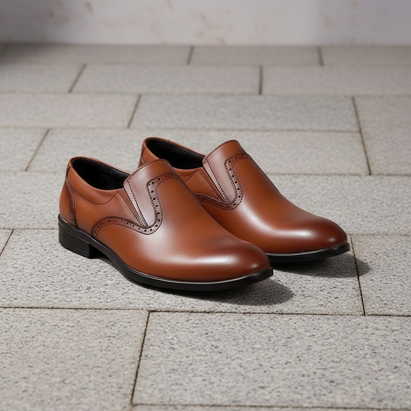 کفش رسمی مردانه مدل Dena-عسلی